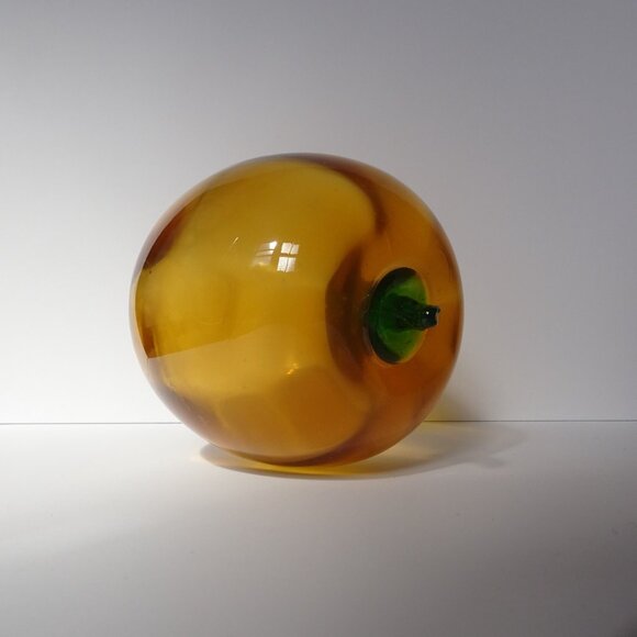 Vintage glass apple or pumpkin - Picture 3 of 7